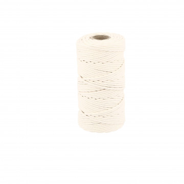 Cordeau coton tressé 3 mm