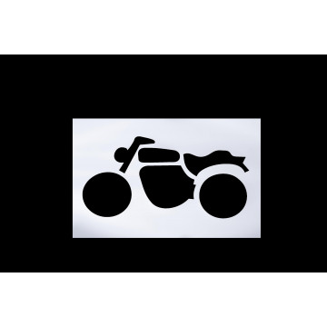 Pochoir Moto 1