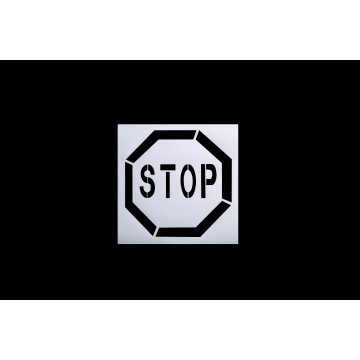 Pochoir Stop 60 cm