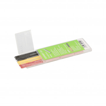 Recharges mines 3rouges 3 jaunes 4 graphites