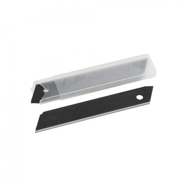 Etui de 10  Lames noires 18 mm  sécables