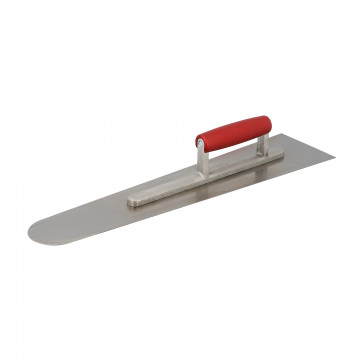 Platoir flamand acier avec bout arrondi 500 x 110 x 80 x 1,2 mm