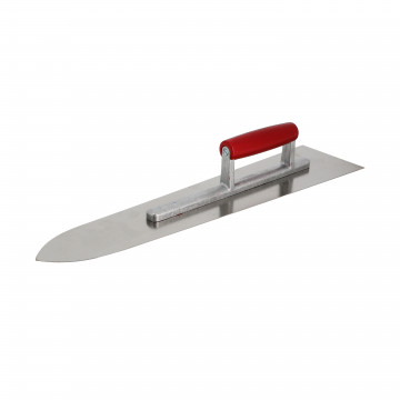 Platoir flamand inox avec bout pointu 500 x 110 x 0,8 mm