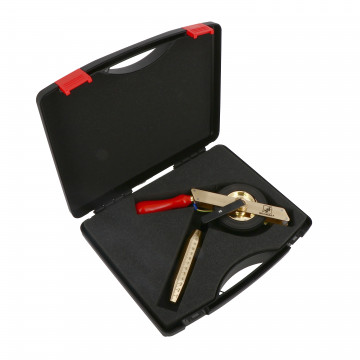 Mesure sonde spéciale prod corrosifs, ruban acier noir 20 m x 13 mm