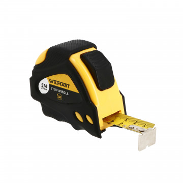 Ruban de mesure Stop'n'roll 5 m x 25 mm à blocage automatique