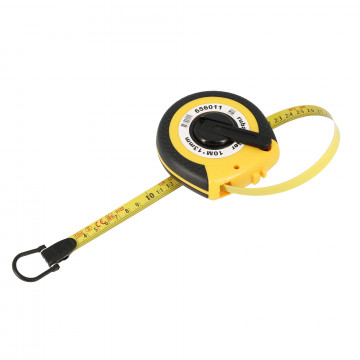 Ruban acier 10M X 13 mm - boitier ABS bi-matière