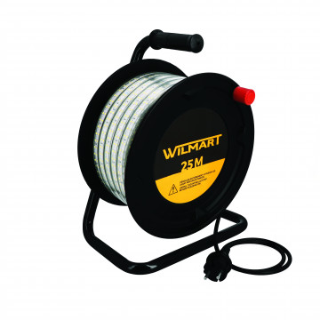 Ruban LED 25 m 1500 lm/m 6000°K, à visser, enrouleur