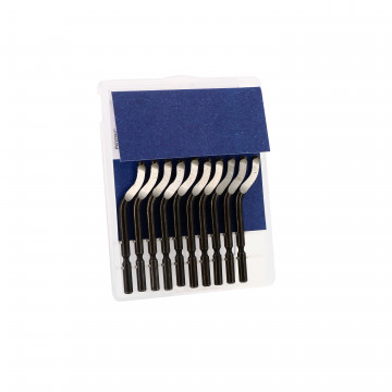 10 lames de rechange de type S10 Ø 3,2 mm pour ébavureur