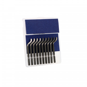 Lot 10 Lames S20C Ø3.2mm Carbure