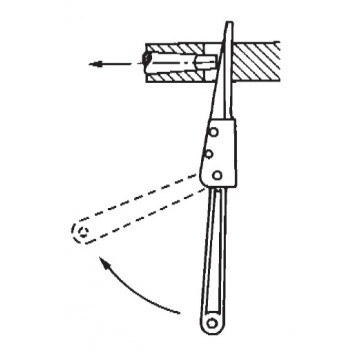 clévette chasse-cône 320 mm