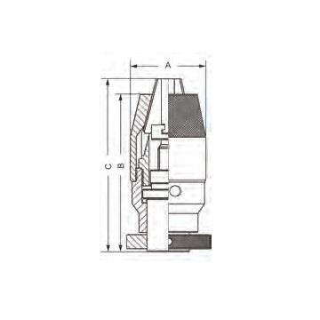 +Mandrin auto-serrant pour machine outil de haute précision PP13B16