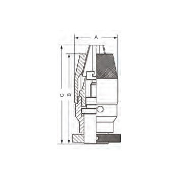 Mandrin auto-serrant pour machine outil de haute précision PP16B16