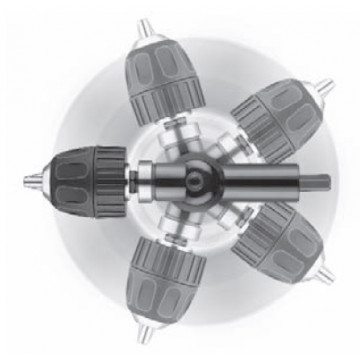 Renvoi d'angle pourpercéuses portatives RADA360CL