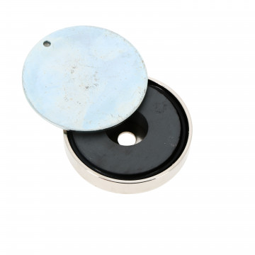 Aimant céramique permanent avec enveloppe acier 30kg