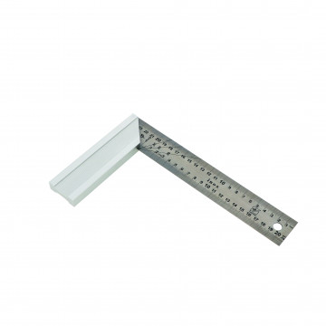 Equerre de menuisier 250 mm avec lame inox gravée