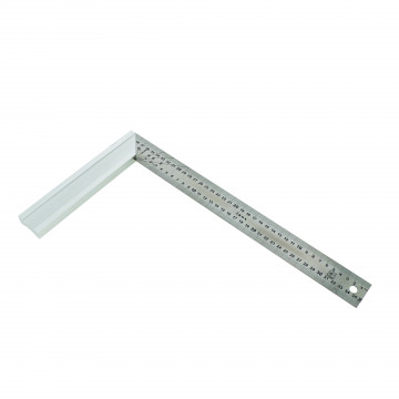 Equerre de menuisier 400 mm avec lame inox gravée