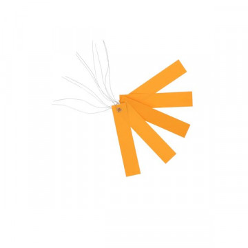 250 Etiquettes PVC Orange...