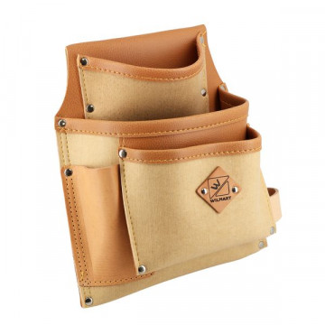 Poche à clous en cuir 3 poches