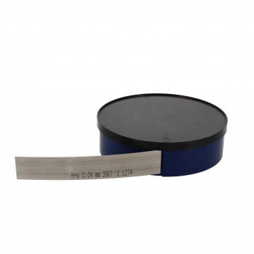 Clinquant ACIER 4/100 - largeur 25 mm - lg 5 M - boîte 219/1