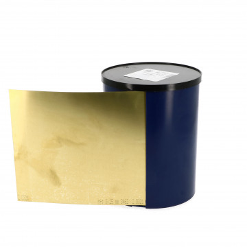 Clinquant LAITON  25/100 - largeur 150 mm - lg 5 M - boîte 219/5