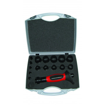 Coffret découpes joints de 15 diamètres de 3 à 30 mm