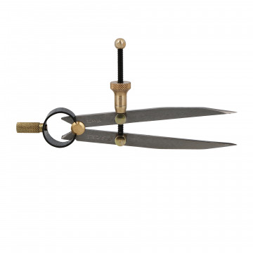 Compas droit à ressort acier 100 mm