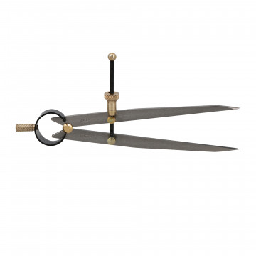 Compas droit à ressort acier 150 mm