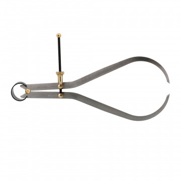 Compas d'épaisseur à ressorts acier 250 mm