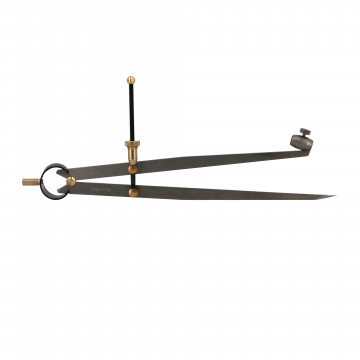 Compas à ressort porte crayon acier 250 mm