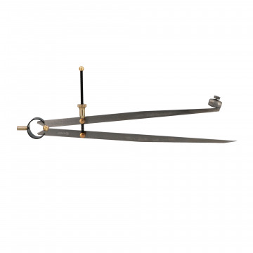 Compas à ressort porte crayon acier 300 mm