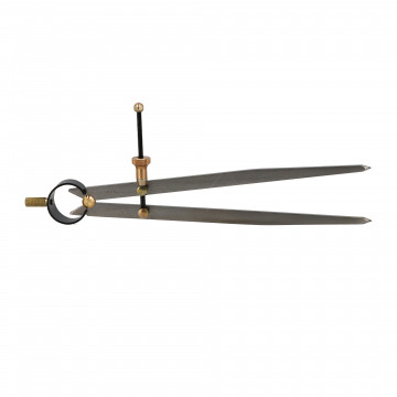 Compas droit à ressorts acier 200 mm avec pointes carbure