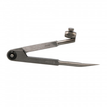 Compas à charnière porte crayon acier 160 mm