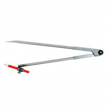 Compas à charnière porte crayon acier 300 mm