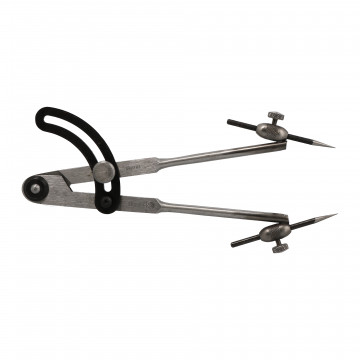 Compas à charnière acier 1/4 de cercle 190 mm