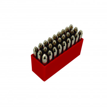 Alphabet à frapper endroit - hauteur 2 mm